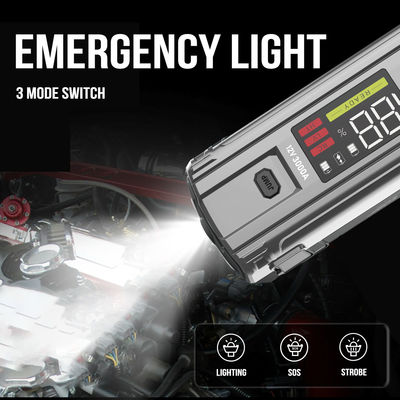 多機能 4 In 1 緊急 PD 65W 3000A ピーク電流 バッテリーブースター パワーバンク ジャンプスタート