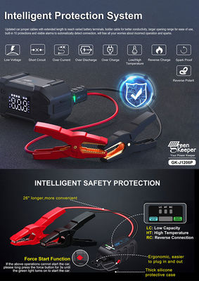 このポータブルジャンプスターターとタイヤ充電器で いつでもどこでも