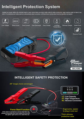 エンジンスタート 16000mAh カージャンプ スタート パワーバンク 2000A 12V ポータブルバッテリー充電器
