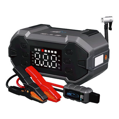C型 12V 自動車緊急ジャンプスタート機とエアパワーバンク充電器付きタイヤ圧縮機