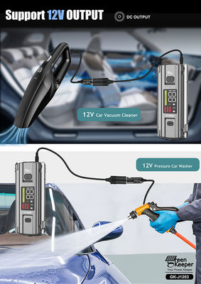 多機能ポータブル リチウム電池 小型車用 自動車ジャンプスタート 12V 20000mAh