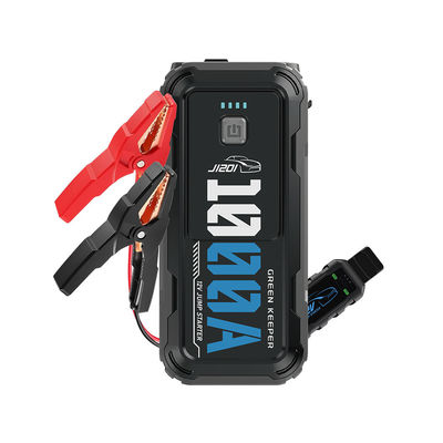 ミニポータブル 12v カー ジャンパースタート USB-A 充電出力とLEDライト 10000mah