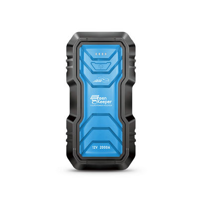 ポータブル バッテリー ジャンプスタート グリーンキーパー 2024 2000A 16000mAh 12V LEDライト付き