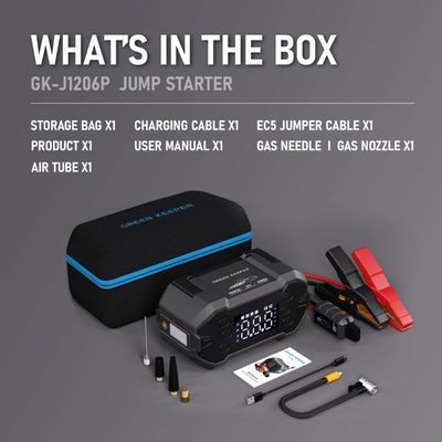 USB-A 充電出力 12V 空気圧縮器付き パーソナライズされた 車の緊急ジャンプスタート