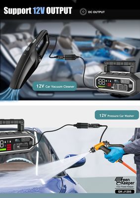 車両とトラックに適した 12V 24V 4000A バッテリーブースターパック ポータブルジャンプスタート