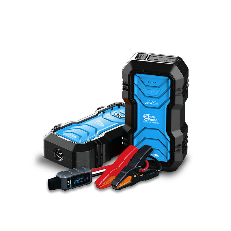 エンジンスタート 16000mAh カージャンプ スタート パワーバンク 2000A 12V ポータブルバッテリー充電器